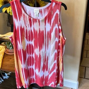 Chico’s lightweight Sleeveless top - stretchy knit EUC